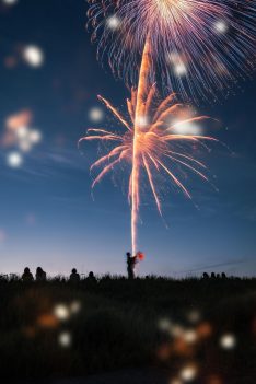 The Mystery Of The Woman With The Red Lantern- A Nighttime Scene